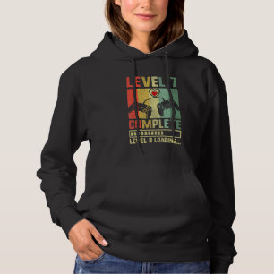 Couples Anniversary For Him Level 7 Complete Husb Hoodie