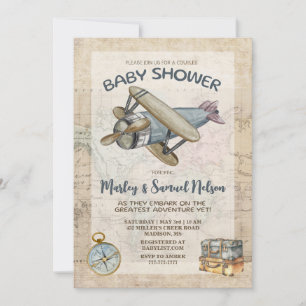 Couples Baby Shower Invitation Greatest Adventure