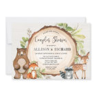 Couples baby shower woodland rustic gender neutral