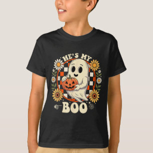 Couples boo skeleton matching couple halloween T-Shirt