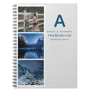 Couples BUCKET LIST Photo Collage Journal de marié