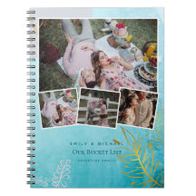 Couples BUCKET LIST Photo Collage Journal de marié