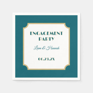 Couple's Celebration! Engagement Party Napkin