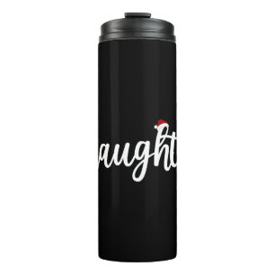 Couples Christmas Naughty Thermal Tumbler