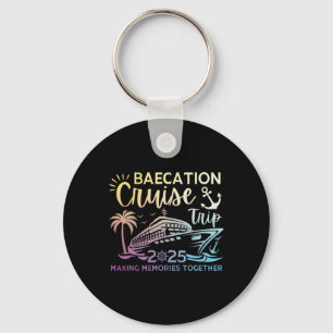 Couples Cruise Matching Squad Byecation Cruise Tri Keychain