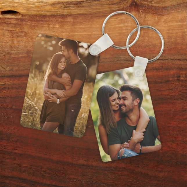 Couples Customized Two Photo Keychain (Creator Uploaded)