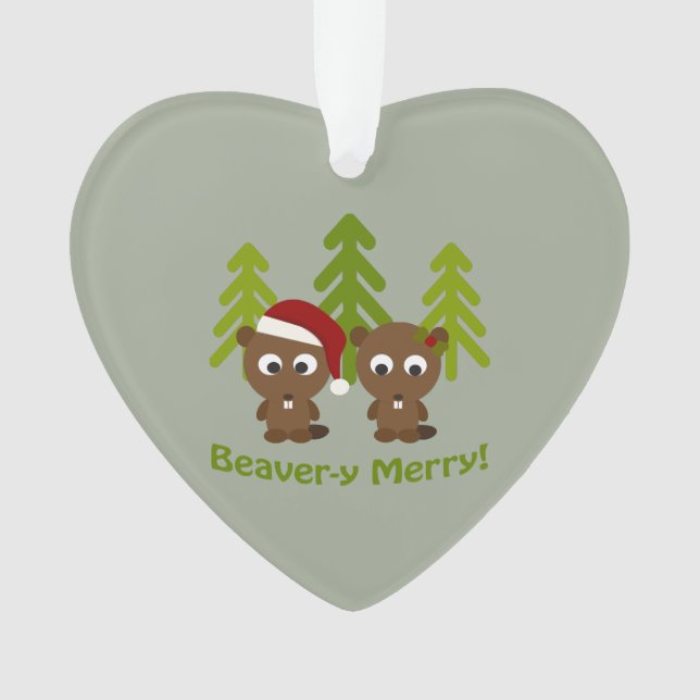 Couples de castor de Joyeux Noël de Beavery (devant)