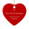 Couple's First Christmas Photo Ornament