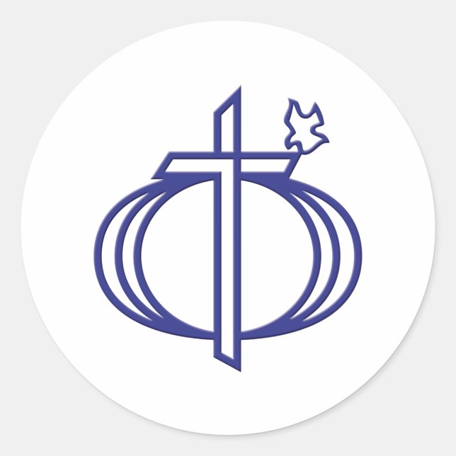 Couples For Christ Logo Classic Round Sticker (Front)