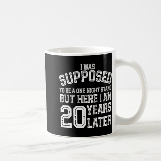 Couples Funny 20th 20 Year Anniversary Husband Wif Coffee Mug (Right)