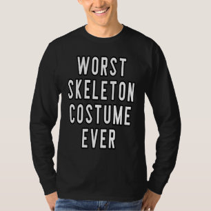 Couples Halloween Costume Worst Skeleton Costume E T-Shirt