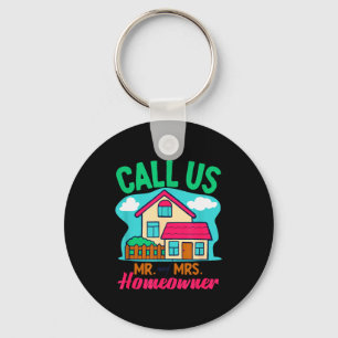 Couples Homeowner New Home Owner  Keychain