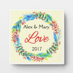 Couple's Love Plaque