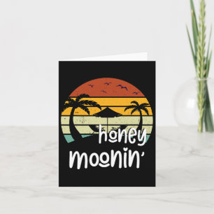 Couples Married Matching Honey Mooning Honeymoon V Card