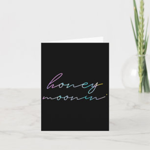 Couples Married Matching Honeymoon Vacation Honey Card