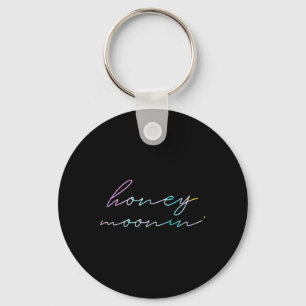 Couples Married Matching Honeymoon Vacation Honey Keychain