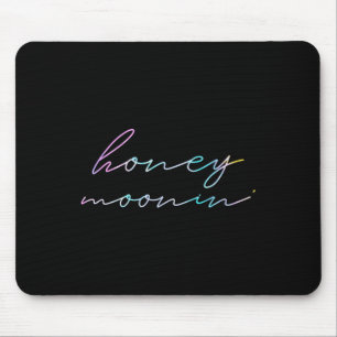 Couples Married Matching Honeymoon Vacation Honey Mouse Pad