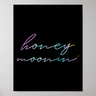 Couples Married Matching Honeymoon Vacation Honey  Poster