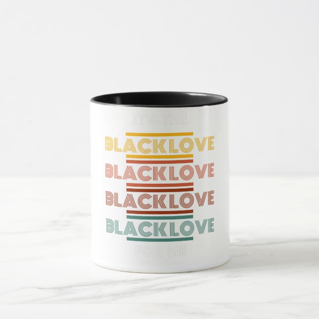 Couples Matching Custom Black Heritage Mug (Center)