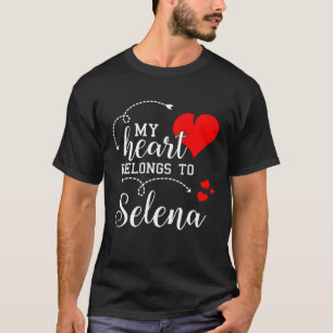 Couples Matching My Heart Belong to Selena My Lo T-Shirt