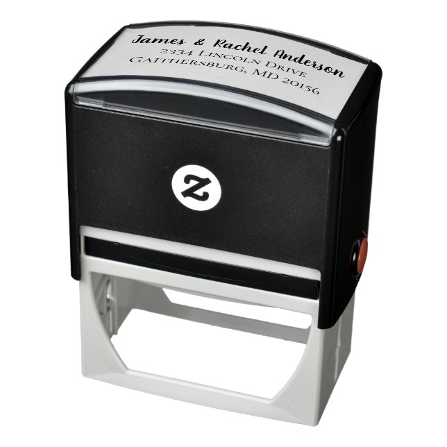 Couples Names and Return Address Self-inking Stamp (Product)
