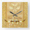 Couple's Names on Stunning 50th Anniversary Clock
