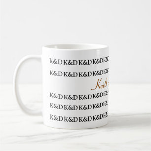 Couple's names personalized coffee mug