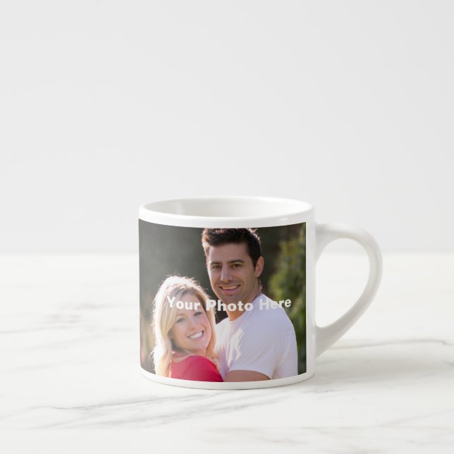 Couples personnalisés Photo Espresso Mug (Droite)