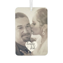 Couples Photo Heart Air Freshener