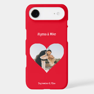 Couples Photo in Heart Personalized Newlywed
