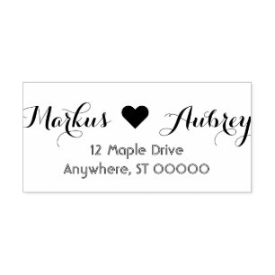 Couples' Self-Inking Personalized Stamp