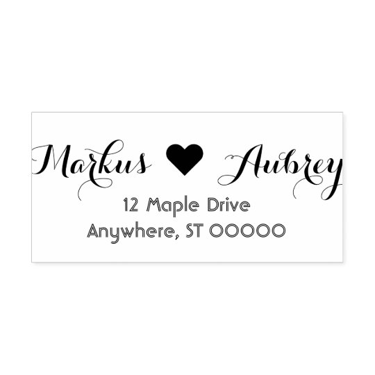 Couples' Self-Inking Personalized Stamp