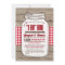 Couples Shower BBQ Invitation in Mason Jar on wood