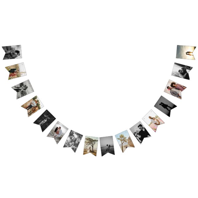 Couples Shower Decor Personalized Photo Banner (All)