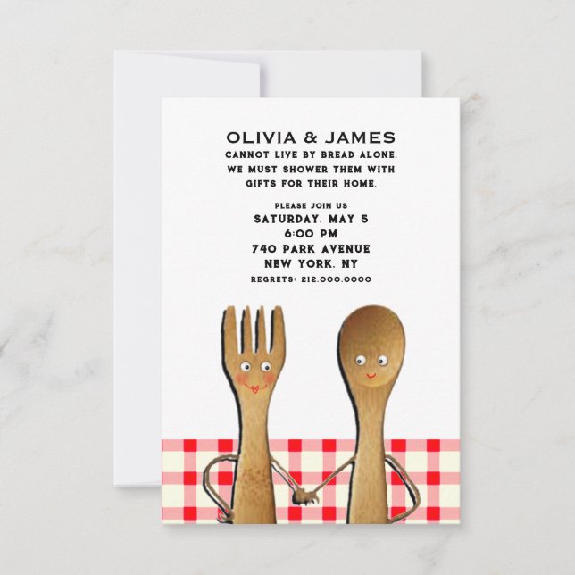 Couples Shower Inivitations Invitation (Front)
