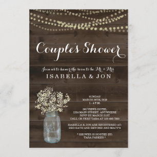 Couples Shower Invitation - Bridal, Wedding, Baby