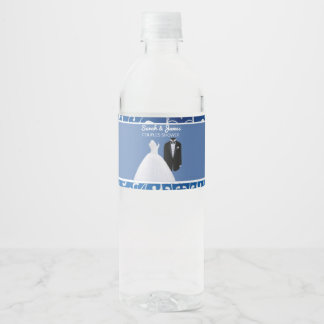 Couples Shower Wedding Favour Water Bottle Labels