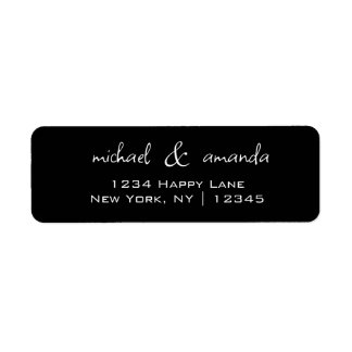 Couples Simple Minimal Informel Décontracté Noir B