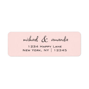 Couples Simple Minimal Informel Décontracté Rose c