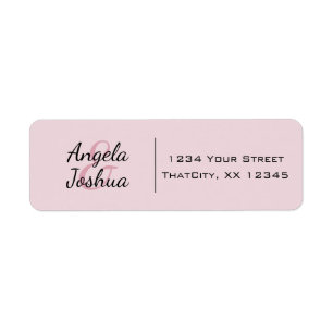 Couples Simple Minimal Informel Décontracté Rose N