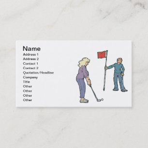 Couples That Golf Together Stay Together Business Card
