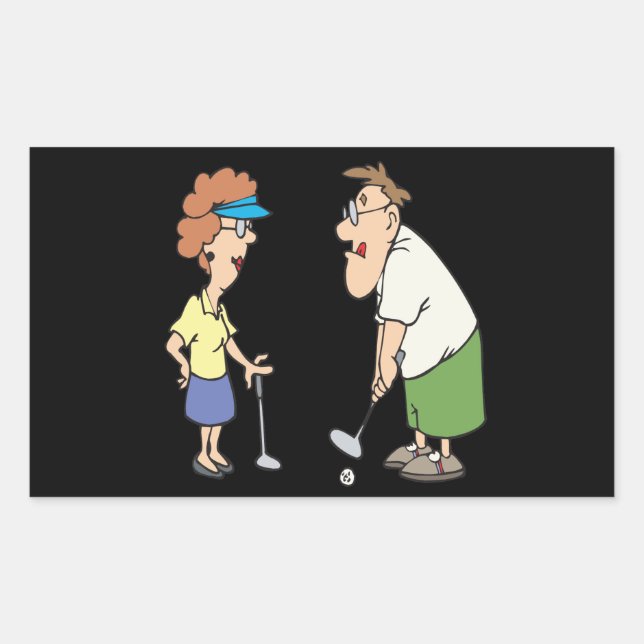 Couples That Golf Together Stay Together Sticker (Front)