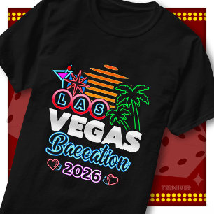 Couples Vacation Trip BF GF Vegas Baecation 2026 T-Shirt
