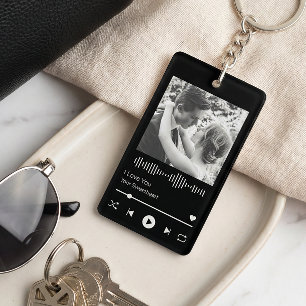 Couples Wedding Anniversary Music Player Keychain