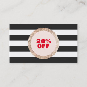 Coupon à bandes noir et blanc Faux Gold Sequin 2