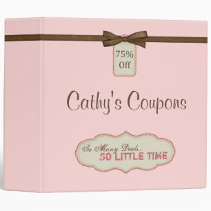 Coupon And Savings Binder / 2 Inch