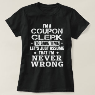 Coupon Clerk T-Shirt