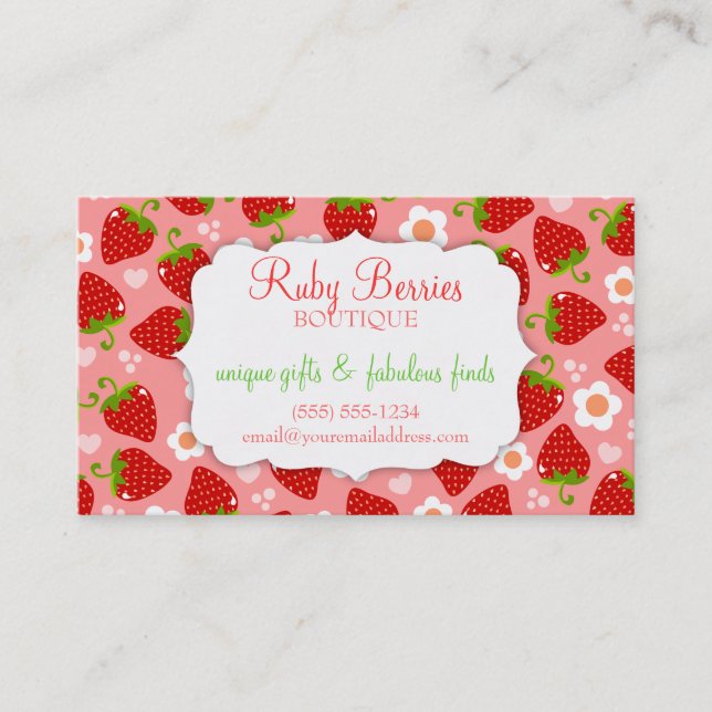 Coupon de fraises (Devant)