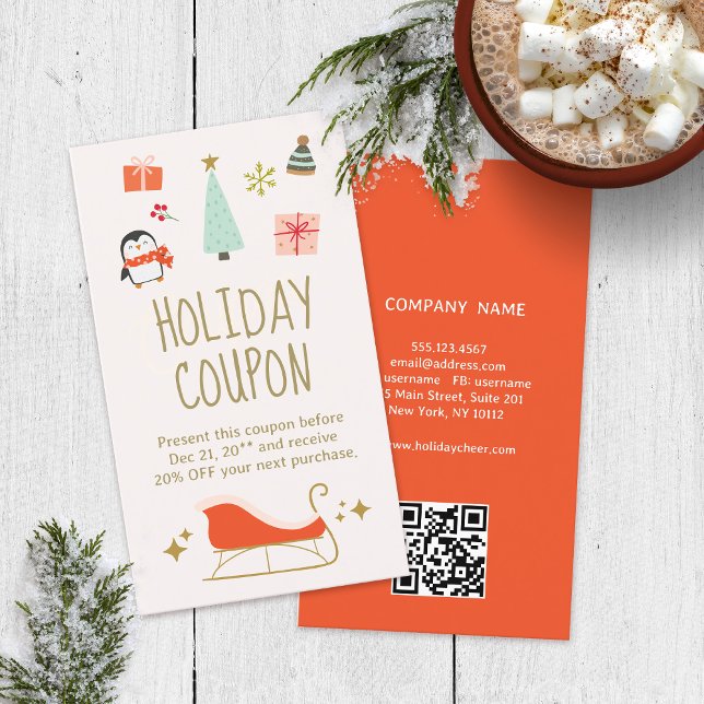 Coupon de réduction vacances promotionnel (Créateur téléchargé)