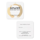 Coupon de salon de beauté moderne et élégant